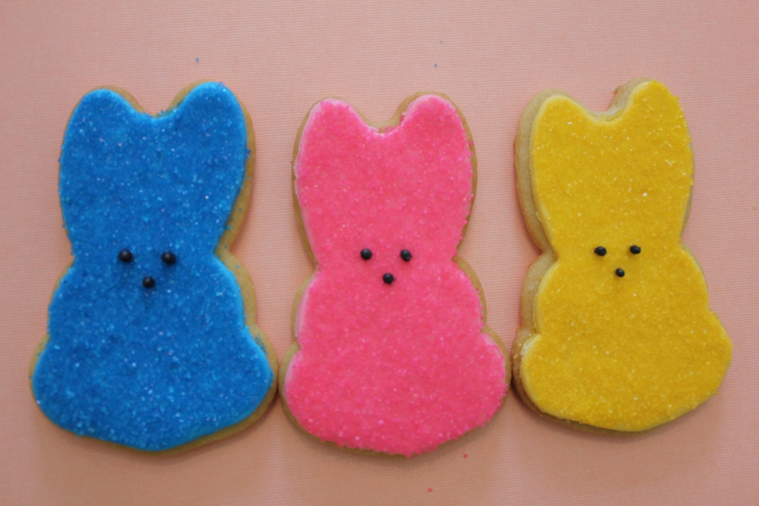 Peep Bunny Sugar Cookies for the Peeps lover in your life
