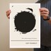 Art Print, Illustration, Kurt Vonnegut Quote, Art Posters, Beat Writers, Postmodern Art Vonnegut Poster