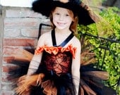 Halloween Witch Halter Tutu Costume.....Great for Halloween
