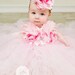 Rosette Bella Couture Tutu Dress with Swanky Flower and Ostrich Plume headband