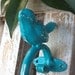 Wall Hook- Blue Bird Metal Vintage Inspired Key Holder - Wall Mount in Retro Turquoise - Aqua Decor - Distressed-Spring Home Decor