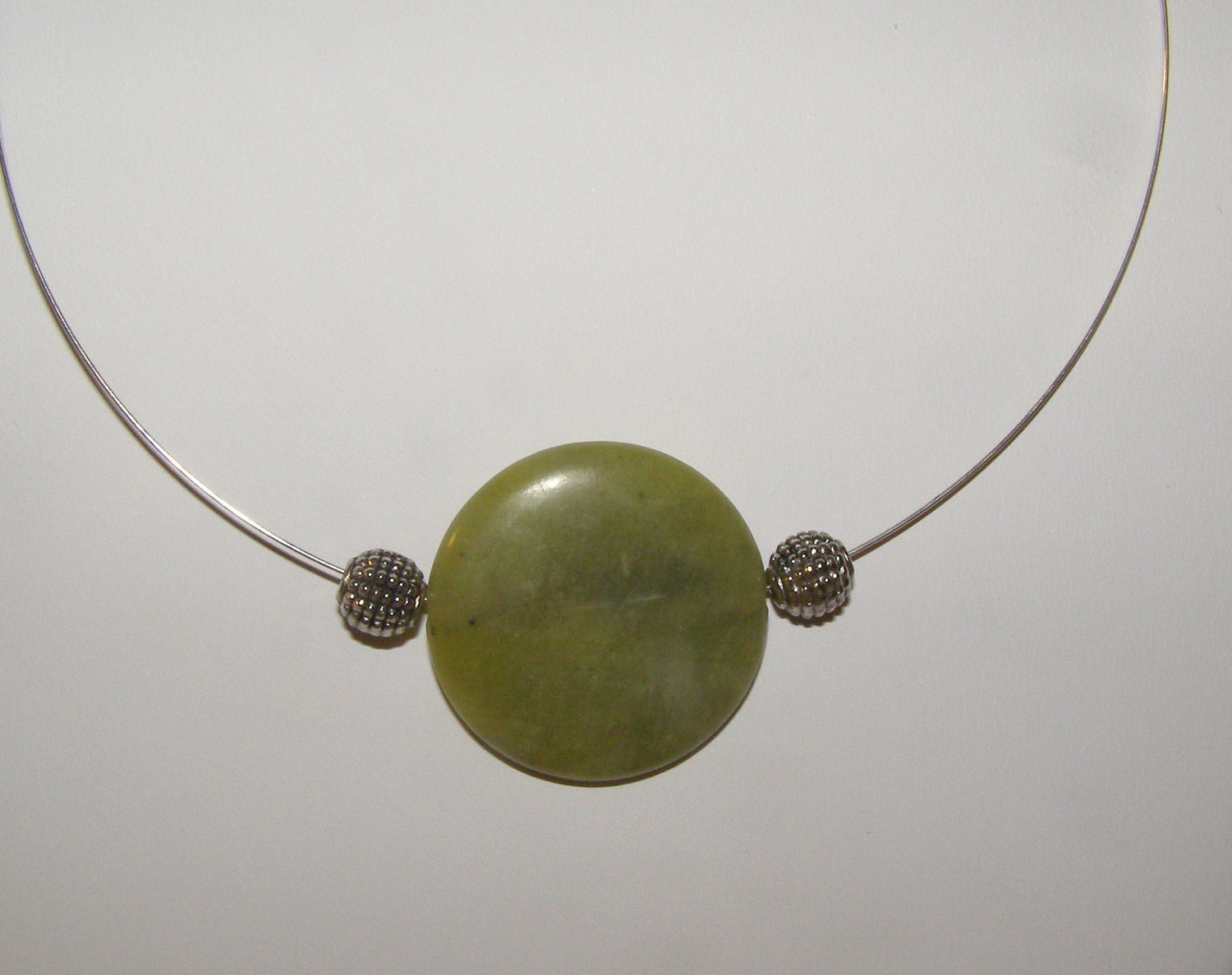 Jewelry, Necklace Set, Jade, Green, Silver Beads, NS 774. One of a kind Handmade Jewelry by FireandIceCreations on Etsy.