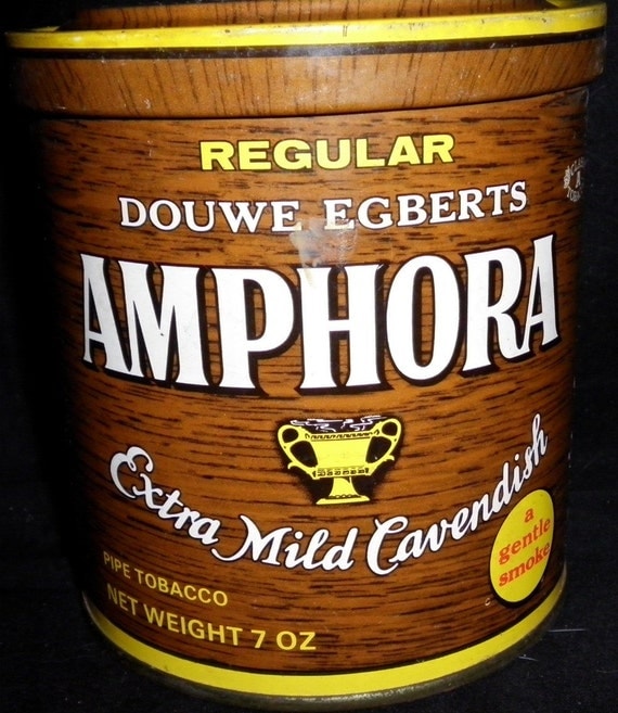 Amphora Douwe Egberts Pipe Tobacco Tin by thecollectiblechest