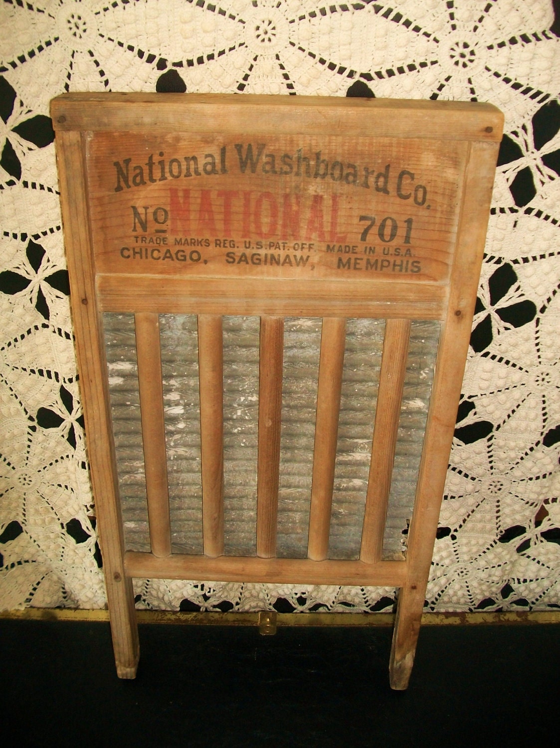Antique National Washboard Co No 701 by LaHaDans on Etsy