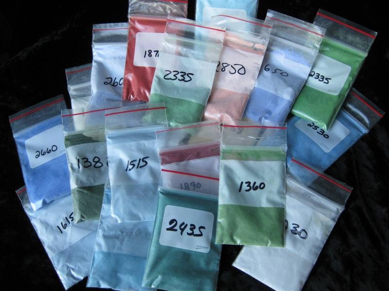 169 colors COMPLETE SAMPLE SET of enamels