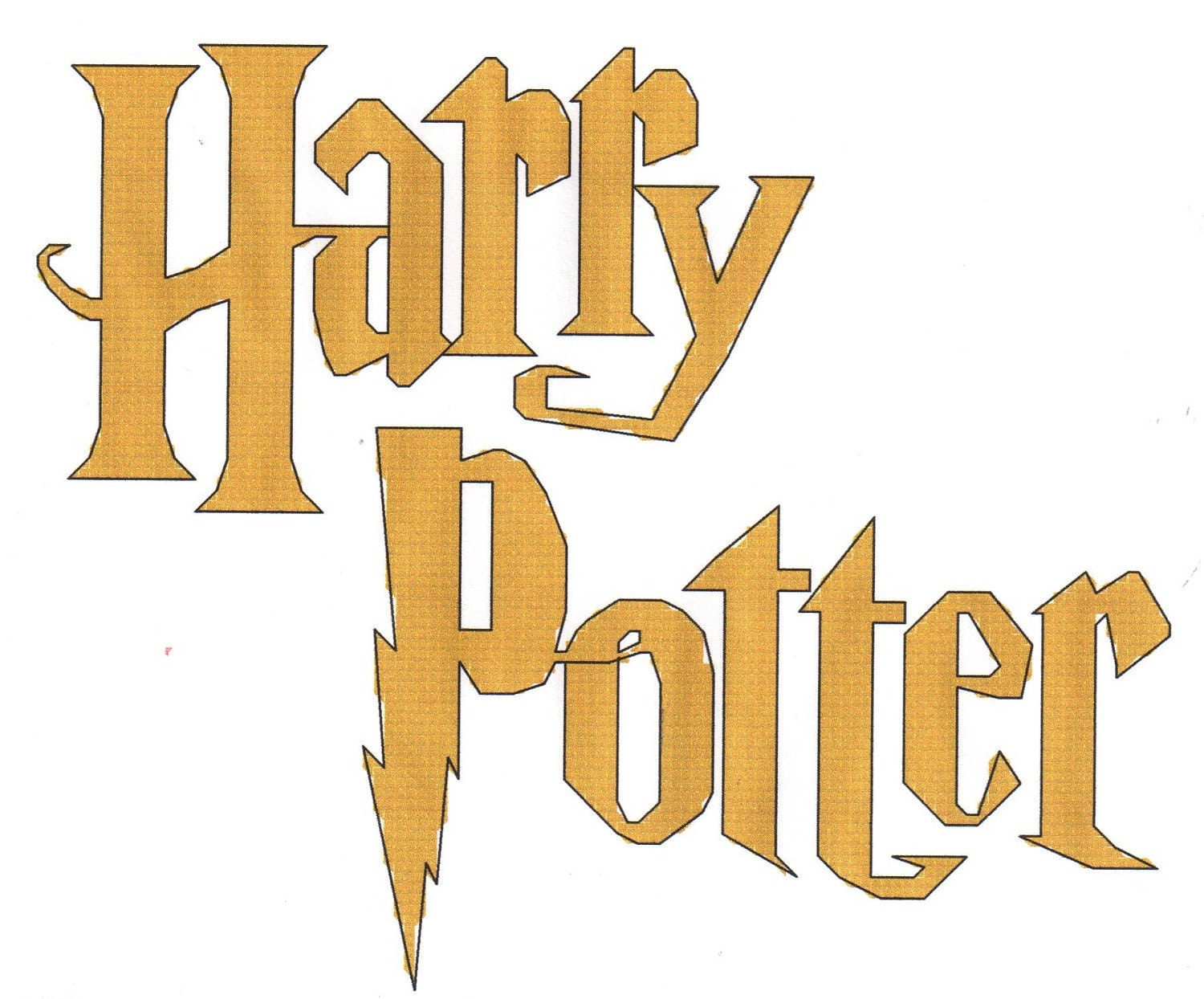 Harry Potter Logo Cross Stitch Pattern by gotttwo on Etsy