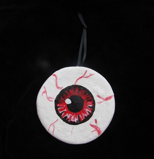 red eyeball halloween christmas ornament by aryerstudio on red eyeball halloween christmas ornament by aryerstudio on