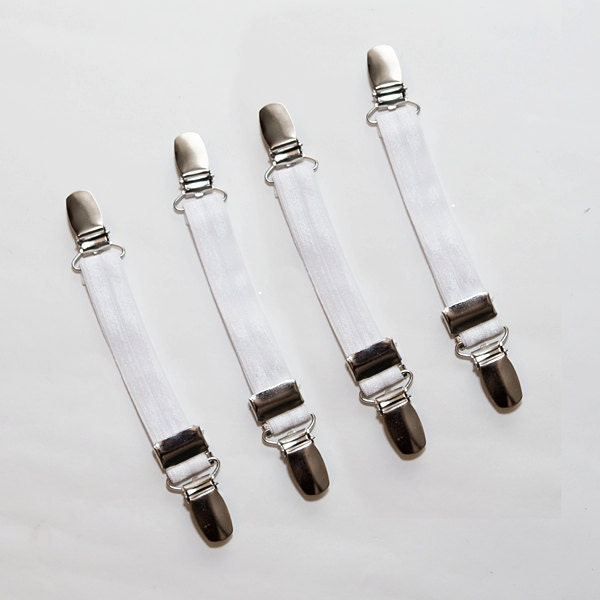 Items similar to Set of FOUR Pinup Girl Stocking Garters Clasps