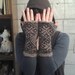 LADY SIF Fingerless Mitts with Nordic Star Free shipping to US and Canada