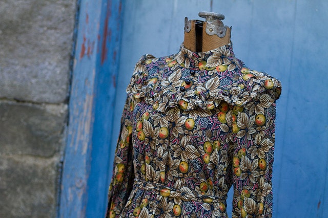citrus harvest - maxi prairie dress - kitty copeland
