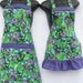 LAST ONE Mother and Daugther Matching set Purple Flower and Butterfly print aprons kids size 6 only