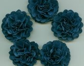 Navy Blue Mini Carnation Paper Flowers