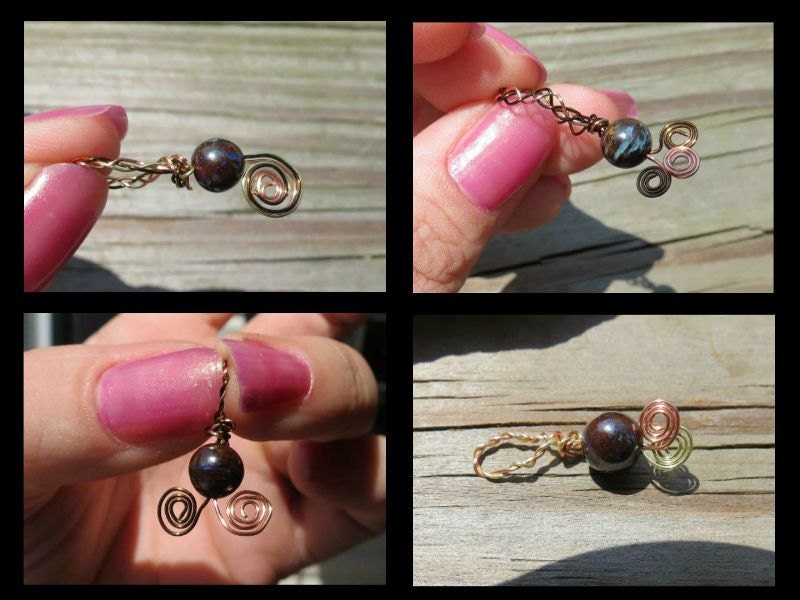 SALE Enrapture: Glitters - Genuine boulder opal pendants wire wrapped, each is one of a kind and completely unique