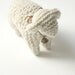 knitted toy or home decoration Missis Sheep / made to order