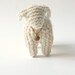 knitted toy or home decoration Missis Sheep / made to order