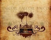 Retro Grunge Nintendo PLAY Print