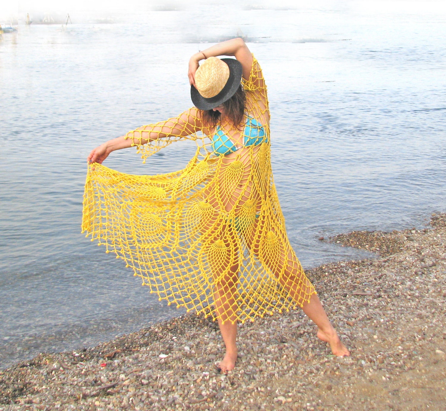 Women / Dresses Day Robe Poétique et Romantique Handcrochet long dress tunic