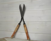 Vintage Garden Shears Hedge Clippers Trimmers Antique Garden Tool