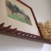 Garden Rake Shelf Primitive Rustic Farmhouse Decor Industrial Repurposed Display Shelf