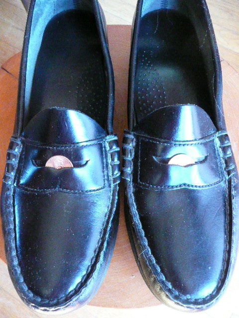 Dexter Womens Hand Sown Penny Loafers size 9m
