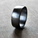 Men's Silver Ring, Matte 8mm Men's or Unisex Recycled Argentium Sterling Silver Low Dome Band - Made in Your Size