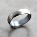 Mens Band, Roughed Up 5mm Men's or Women's Unisex Oxidized Recycled Metal Argentium Sterling Silver Ring - Ready to Ship in US Size 9
