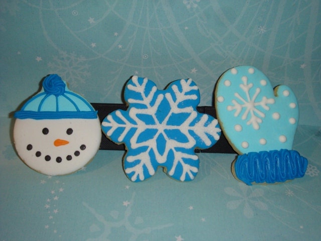 1 DZ  Winter Holiday Sugar Cookies