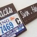 triathlon: swim bike run  Display your triathlon bibs and medals