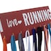 medals rack: I love RUNNING