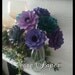 Paper Flowers - Handmade - Stemmed - Custom Orders - Wide Variety Of Colors - Wedding - Birthday - Special Events - Set of 10