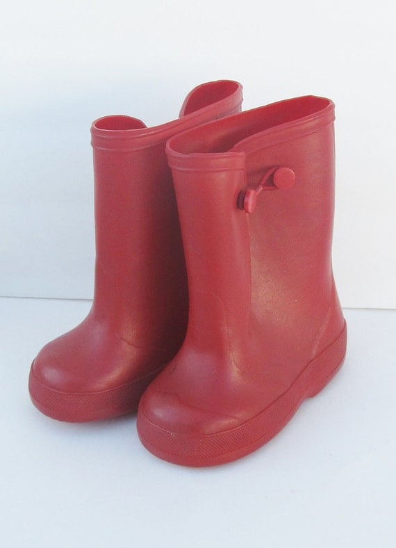 red rubber boots for sale