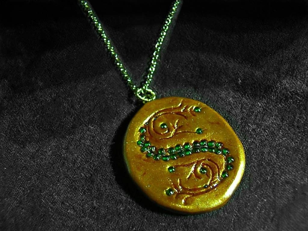 Salazar Slytherin's Pendant Horocrux recreated from the book cover Harry Potter and the Deathly Hallows