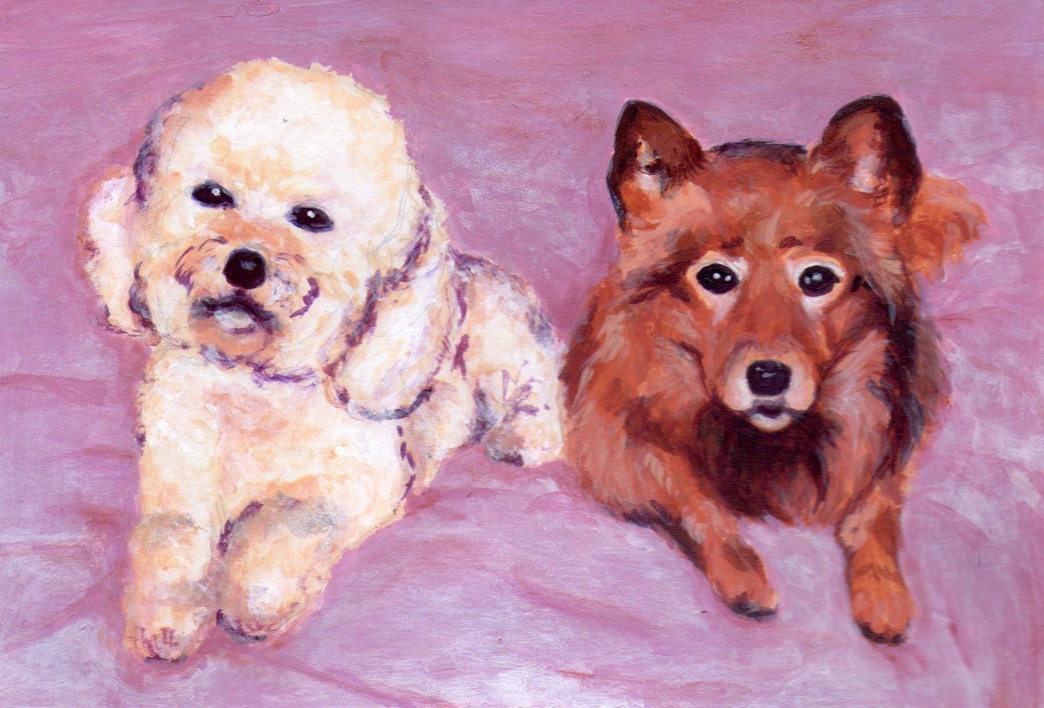 Custom Dog Pet Portrait