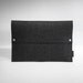 Minimalist Macbook Air sleeve - Charcoal grey wool felt (11", 13")