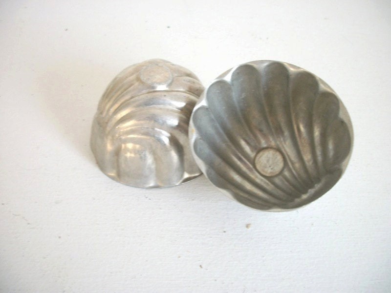 Pair- Vintage Mini Tart Tins