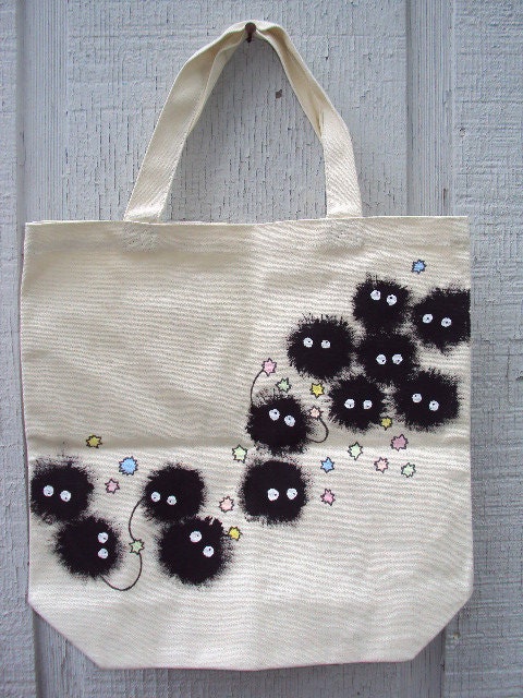 SALE Miyazaki Soot Sprites tote bag