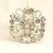 Vintage Rhinestone Brooch Pendant