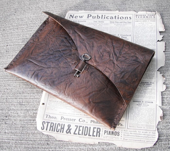 Chocolate Leather iPad Case