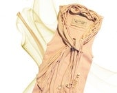 Womans Tank top Set Coral Scarf Removable Fringed By TratGirl Summer Trends 2012 - tratgirl55