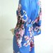Kimono Robe in Floral Silk - Reserved listing for Cory C.