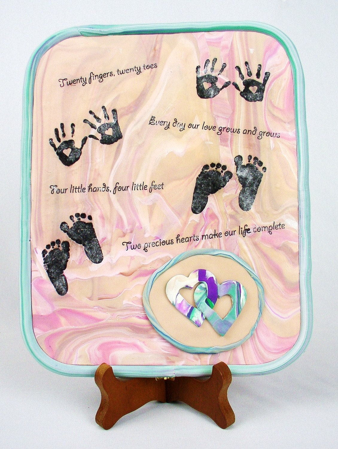 Baby Twins Wall Plaque