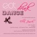 Eat, drink, dance - bachelorette invitation - digital file