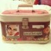 FREE - pay for shipping, Upcycled Vintage Starline Train Case Decoupaged perfect for wedding or bridal shower.