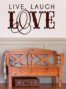 Live  Laugh Love-Vinyl Lettering wall words graphics Home decor itswritteninvinyl