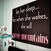 Let her sleep...- children Vinyl Lettering wall words graphics decals Art Home decor itswritteninvinyl