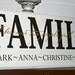 Family All because two people... Custom Personalized Wood Sign- Decal Vinyl Lettering wall words graphics Home decor itswritteninvinyl