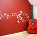 Music note scale Vinyl Lettering wall words quotes graphics decals Art Home decor itswritteninvinyl