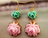 Pastel Floral  Earrings Elegant Earrings