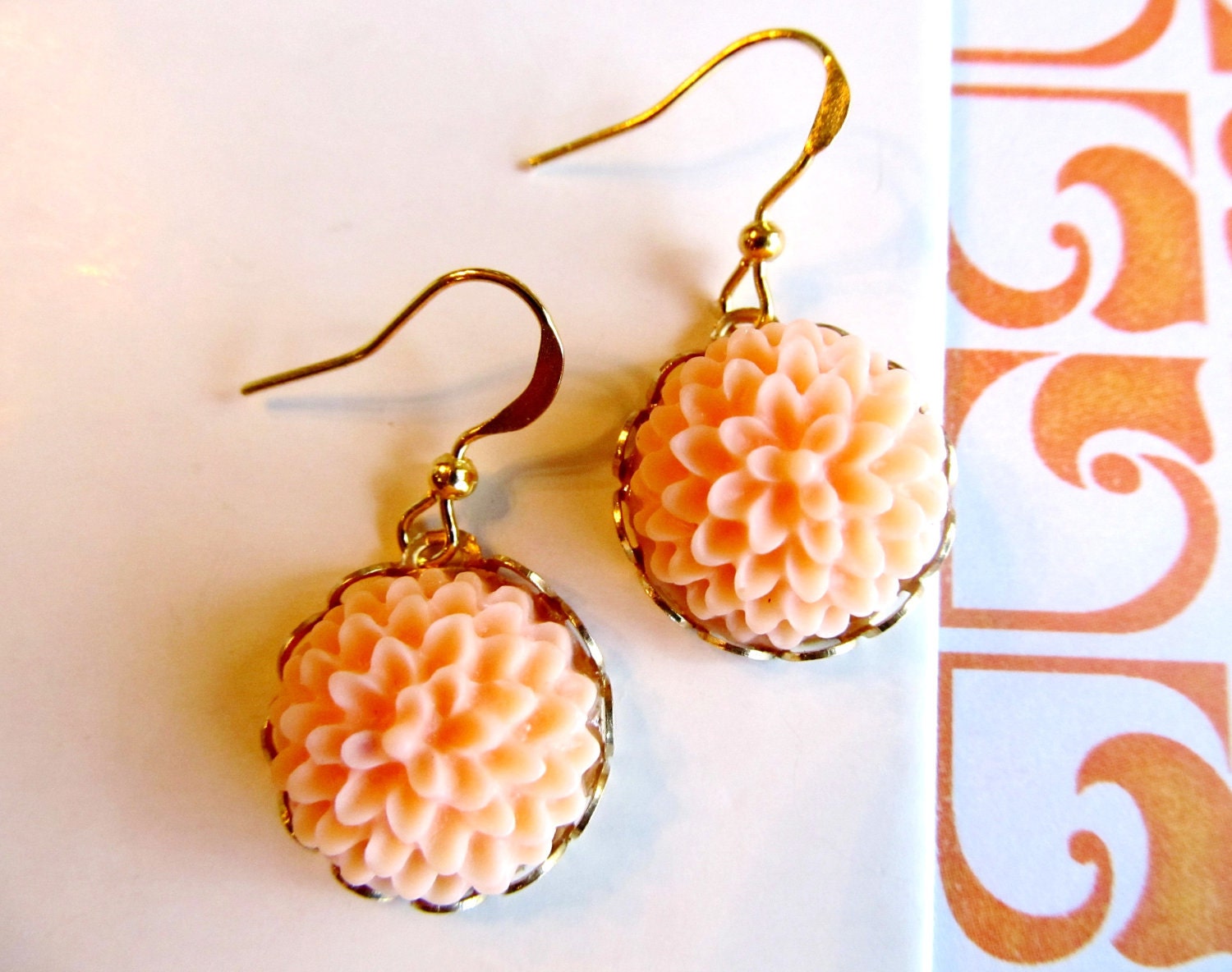 Coral Lovely Earrings