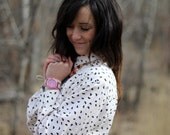 Tan Suede Bracelet Watch with Pink Inspirational and Interchangeable Face